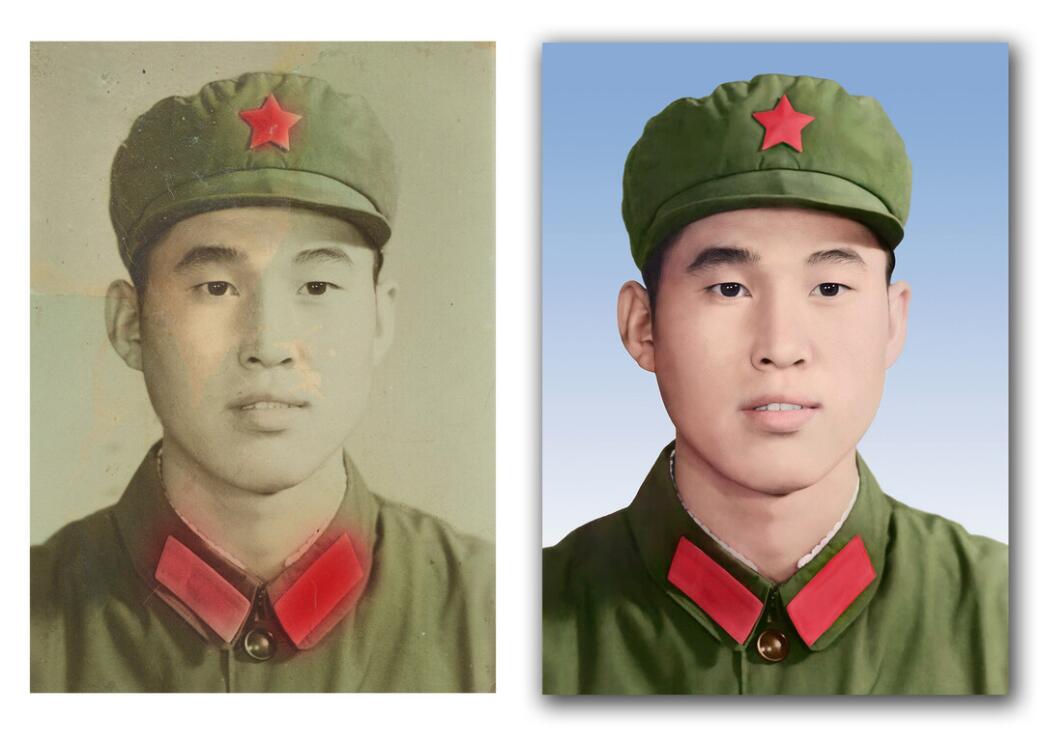 天桥破损照片修复-18